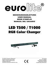 EuroLite LED T500 Manual de usuario