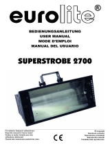 EuroLite Superstrobe 2700 Manual de usuario