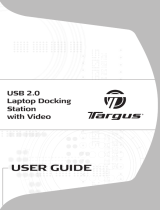 Targus USB 2.0 LATPOP DOCKING STATION El manual del propietario