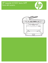HP LaserJet M1522 Multifunction Printer series El manual del propietario