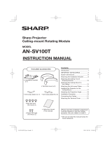 Sharp ANSV100T Instrucciones de operación
