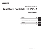Buffalo HD-PV : JUSTSTORE™ PORTABLE El manual del propietario