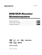 Sony DAVD150E El manual del propietario