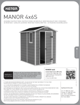 Keter MANOR 4x6S Instrucciones de operación