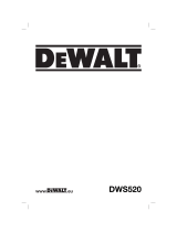 DeWalt DWS 520 El manual del propietario