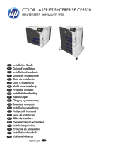 HP Color LaserJet Enterprise CP5525 Printer series Guía de instalación