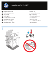 HP LaserJet M4349 Multifunction Printer series Manual de usuario