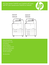 HP Color LaserJet CM6030/CM6040 Multifunction Printer series Guía de inicio rápido