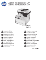 HP LaserJet Pro 300 color MFP M375 Guía de instalación
