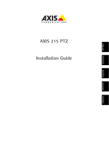 Axis AXIS 215 PTZ Guía de instalación