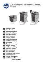 HP COLOR LASERJET ENTERPRISE CM4540 Guía de instalación