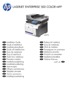 HP LaserJet Enterprise 500 color MFP M575 Guía de instalación