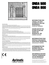 Aprimatic ONDA 800 El manual del propietario