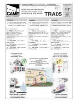 CAME TRA05 Manual de usuario
