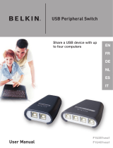 Belkin SWITCH POUR PÉRIPHÉRIQUES USB 2X1 #F1U201EA El manual del propietario