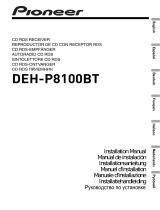 Pioneer DEH-P8100BT El manual del propietario