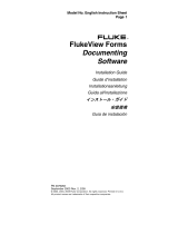Fluke FlukeView Forms-software og kabel Guía de instalación