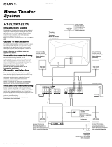 Sony HT-SL7 Guía de instalación