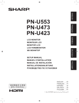 Sharp PN-U553 El manual del propietario
