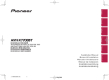Pioneer AVH-X7700BT El manual del propietario