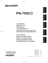 Sharp PN-70SC3 El manual del propietario