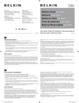 Belkin BLOC-PILES DE RECHANGE POUR IPOD El manual del propietario