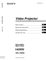 Sony VPL-VW50 El manual del propietario