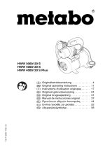 Metabo HWW 4000/20 S PLUS Instrucciones de operación