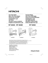 Hitachi NT65GS - 2-1-2" 16 Gauge Gas Powered Straight Finish Nailer El manual del propietario