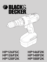 Black & Decker HP128 Manual de usuario