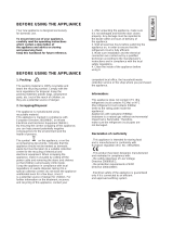 Hoover CFO050ECFU 050E Manual de usuario