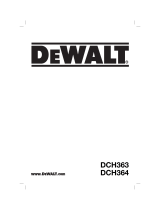 DeWalt DCH364 Manual de usuario