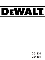 DeWalt D51431 El manual del propietario