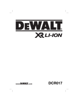 DeWalt DCR017 Manual de usuario
