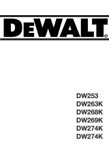 DeWalt DW269K Manual de usuario