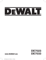 DeWalt DE7023 Manual de usuario