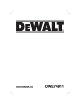 DeWalt DWE74911 Manual de usuario