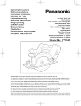 Panasonic EY3551 - 18V WOOD SAW El manual del propietario