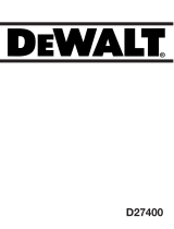 DeWalt D27400 El manual del propietario