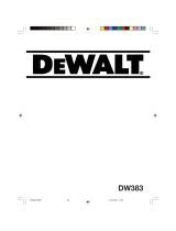 DeWalt Handkreissäge DW 383 Manual de usuario
