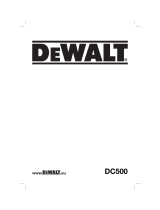 DeWalt DC 500 Manual de usuario