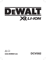 DeWalt DCV582 Manual de usuario