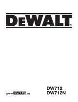 DeWalt D712N El manual del propietario
