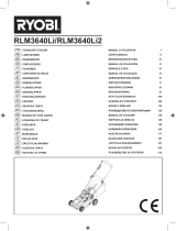 Ryobi RLM3640LI-1 El manual del propietario