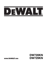 DeWalt DW728KN Manual de usuario