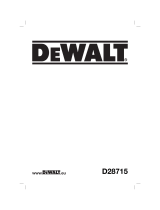 DeWalt D28715 El manual del propietario