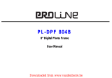 Proline PL-DPF 804B Manual de usuario