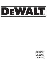 DeWalt DE6212 Manual de usuario