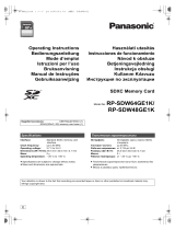 Panasonic RPSDW64GE1K Instrucciones de operación
