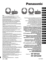 Panasonic RP-WF830 UHF Socle El manual del propietario